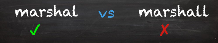 marshall vs marshal