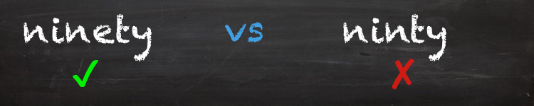 ninty vs ninety
